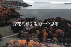 探花视频引发的十个思考