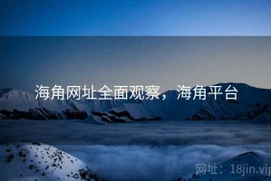海角网址全面观察，海角平台