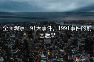 全面观察：91大事件，1991事件的前因后果