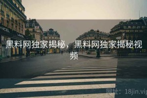 黑料网独家揭秘，黑料网独家揭秘视频