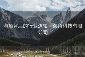 海角背后的行业逻辑，海角科技有限公司