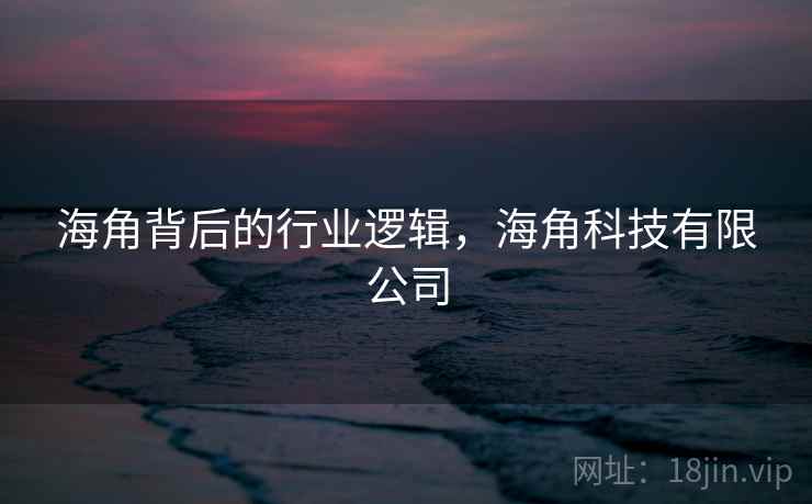 海角背后的行业逻辑,海角科技有限公司 海角背后的行业逻辑,海角科技有限公司